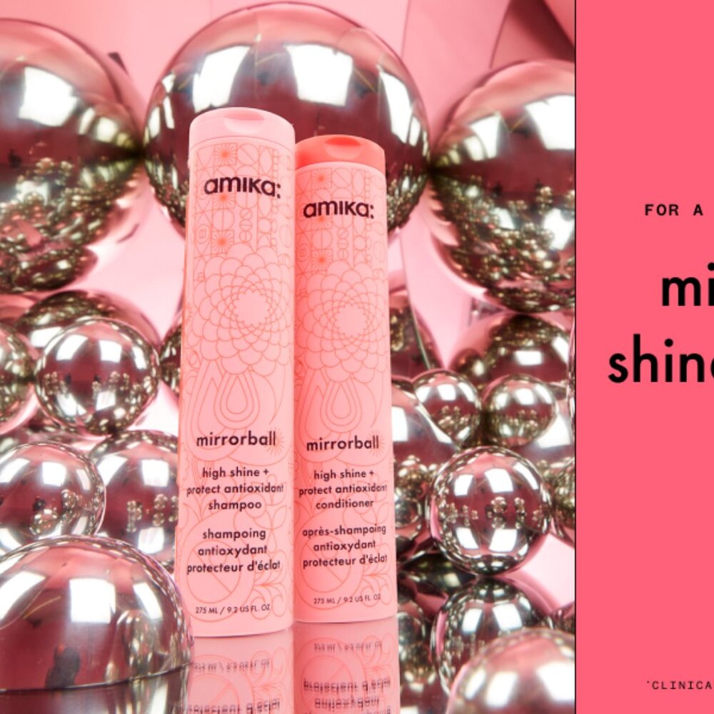NEW: Amika Mirrorball shampoo & conditioner 9.2 OZ set